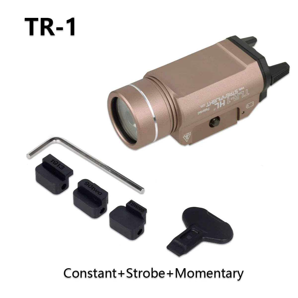 Tactical TLR-1 TLR-7 Weapon Gun Flashlight Metal 1000 Lumens TLR7 LED Strobe Light 20mm Glock 17 Airsoft Rifle TLR1 Scout Torch