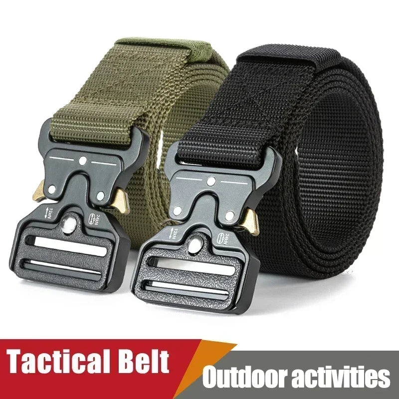 Tactical Belt, Rigger Belt, Utility Web Nylon Novelty Work Belt for Men