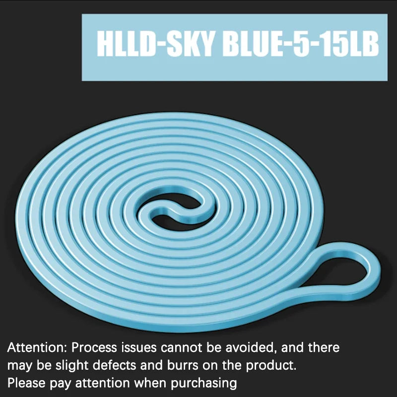 Gym Equipment Resistance Bands Elastic Fitness Bands Sport Exercise At Home Bodybuilding Rubber Leagues Portable Body Building