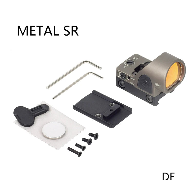 LANBUL RM HD SR Green Red Dot Sight Pistol Rifle Rear Plate Base Airsoft MOS For Glock17 20mm Rail Picatinny Rail Tactical