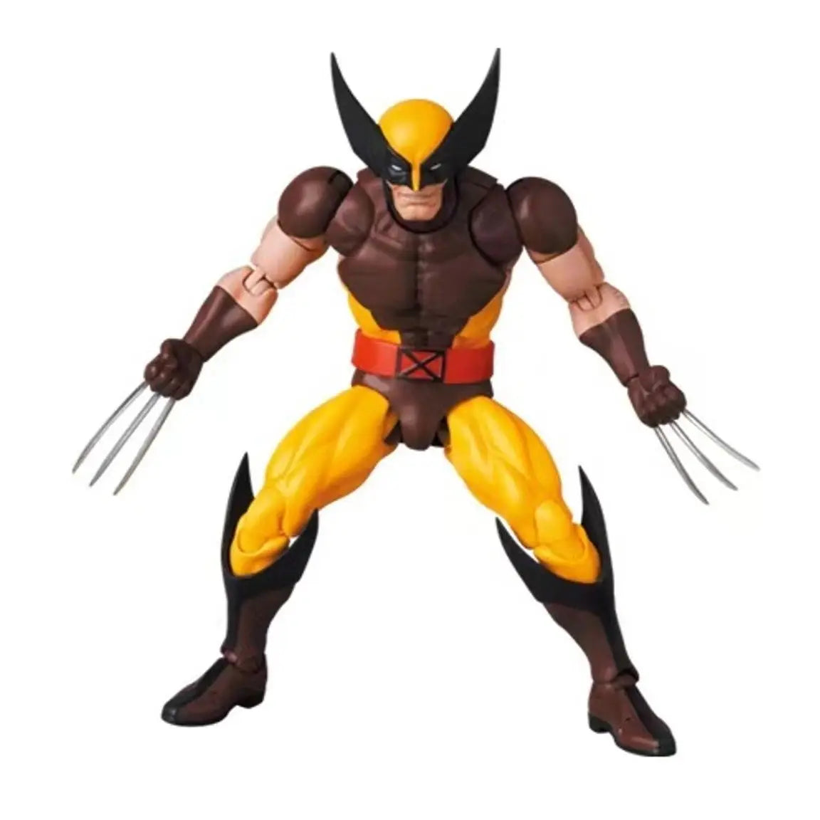 New CT Toys Mafex 96 Wolverine Figure Brown Comic X-Men Action Figure Mafex 138 Shf Anime Figurine Ko Model Toy Gifts
