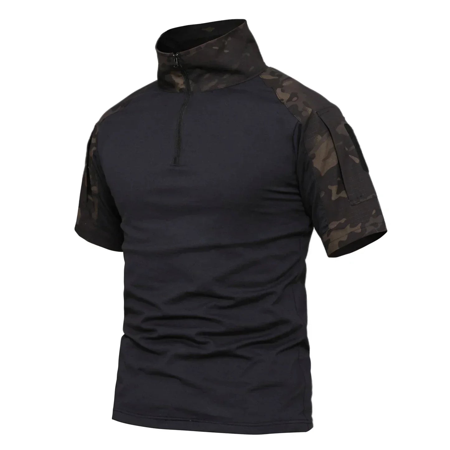 Tactical T-Shirts Men Sport Outdoor Tee Quick Dry Short Sleeve Shirt Hiking Hunting Climbing Camouflage Men Clothing Breathable