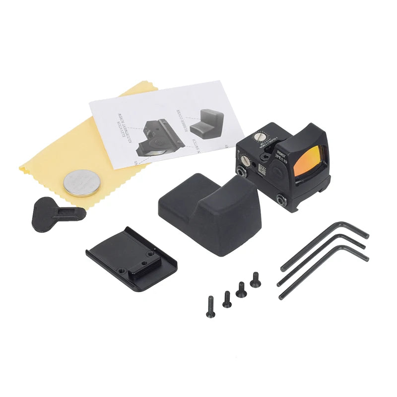 Tactical Trijic RMHD 3MOA Red Dot Sight Reflex Sight G Picatinny Rail/mount No Parallax HD Imaging Handgun Rifle Scopes
