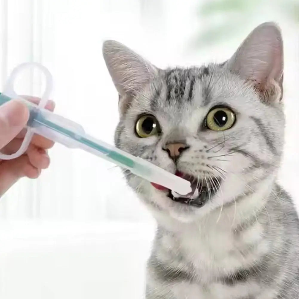 Pet Medicine Feeder Dispenser Cat Tablet Syringe Feeder Push Type Dry/wet Medicine Dispenser For Cat Dog Pet Care Products