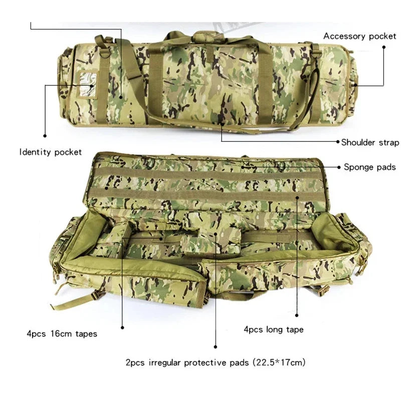 ERQYGRA Tactical Hunting Fishing Camping Bag 249 Rifle 115cm Equipment Hiking Outdoor Sports Paintball Shooting Accessories
