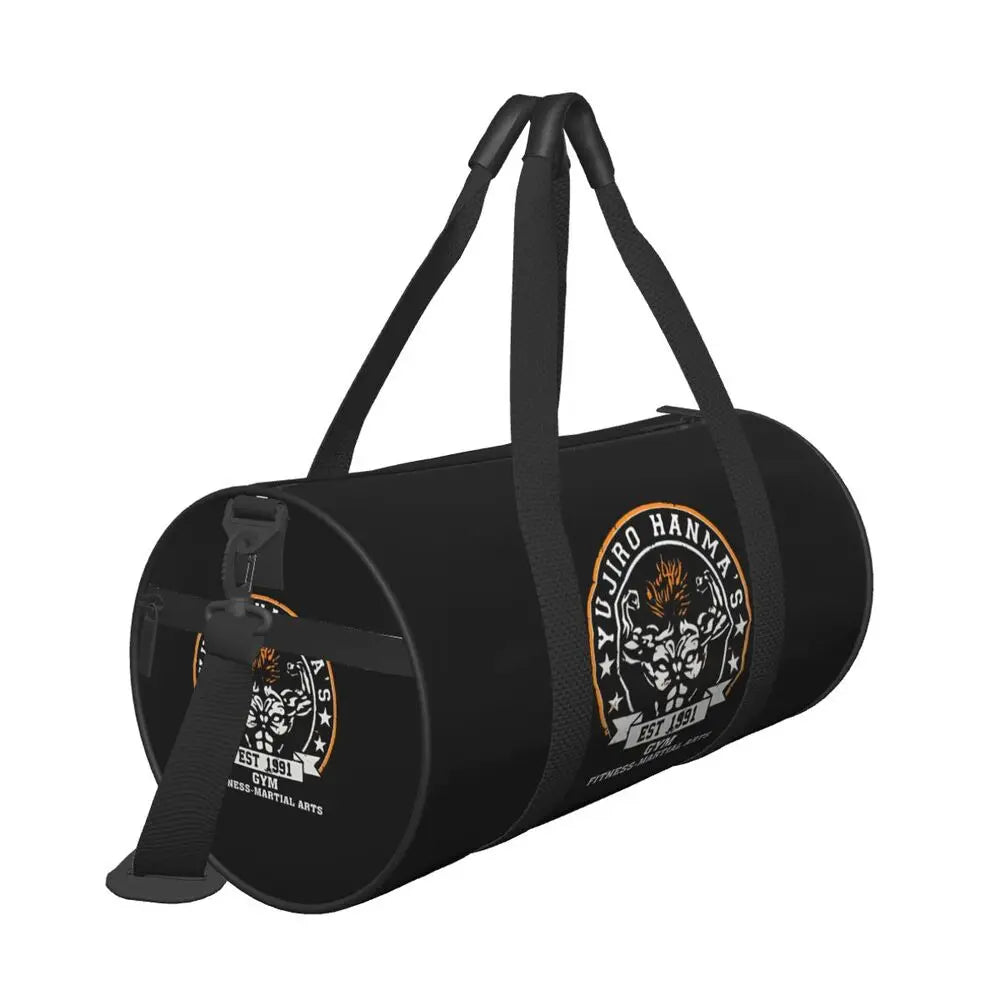 Gym Bag Baki Gym Sports Bag with Shoes Men's Outdoor Design Handbag Graphic Travel Fitness Bag