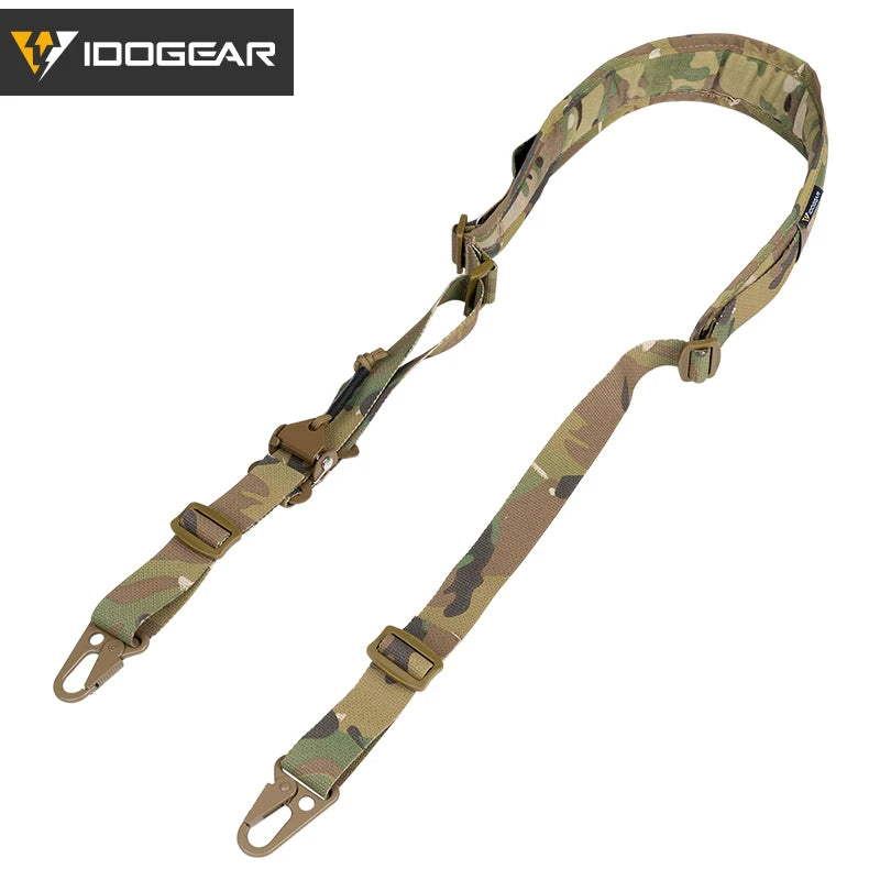 IDOGEAR Tactical R-ifle Sling Slingster 2 Point Hunting Quick Pull Ranger Green 3428