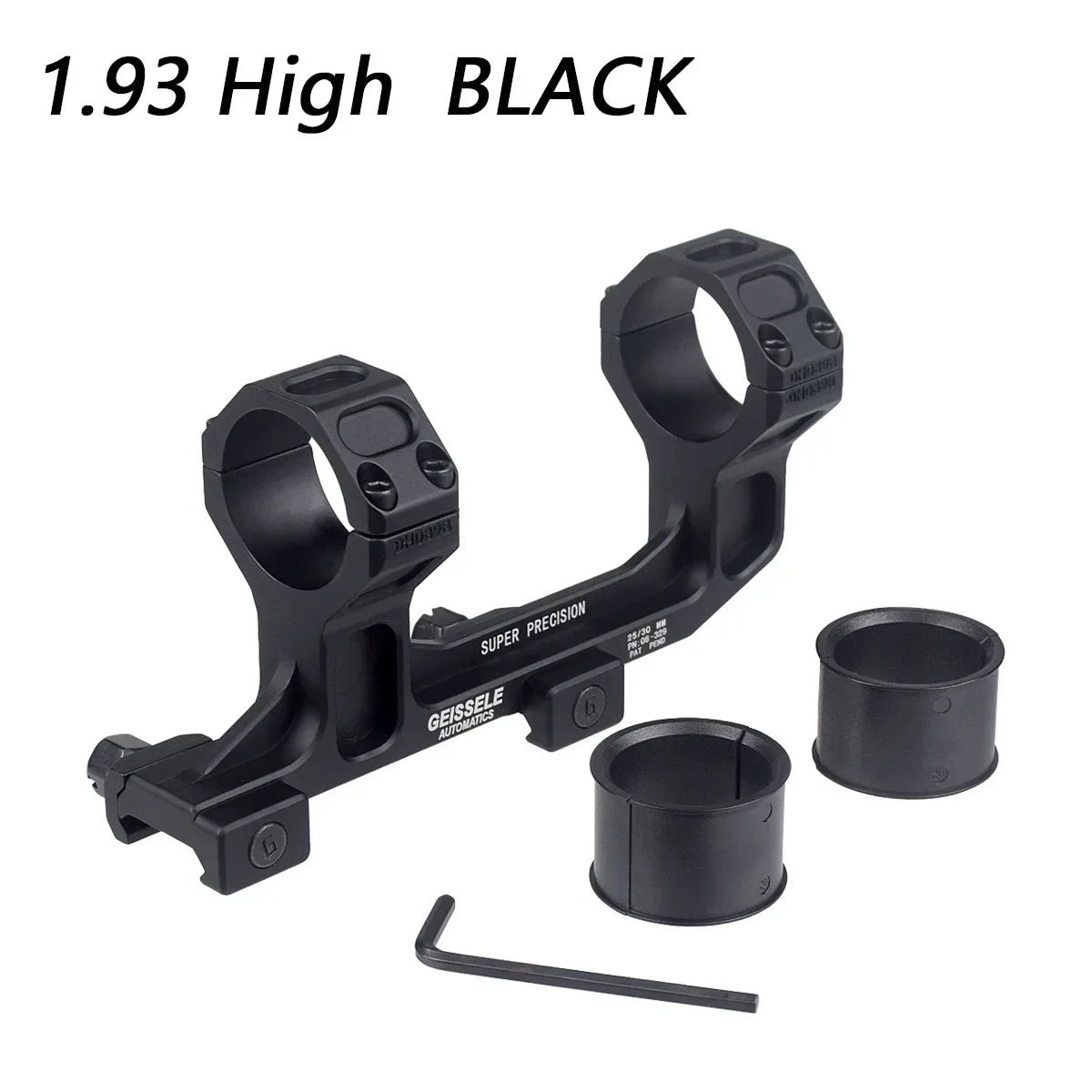 GEISSELE Cantilever Rifle Sight Scope High Low Mount Profile 20mm Picatinny Rail Base Super Precision 25.4mm 30mm Rings AR15 M4