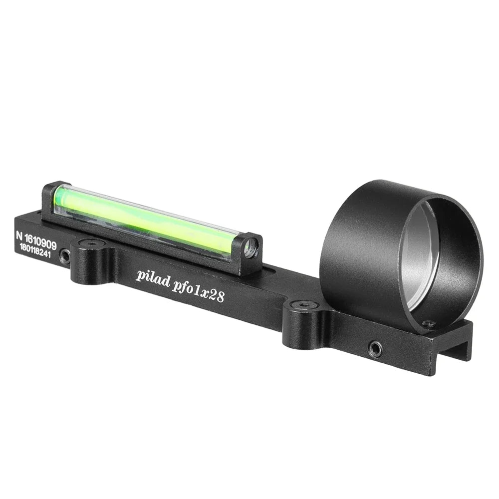 Tactical Fiber 1x28 Rib Rail Fiber Reflex Circle Green Red Dot Sight Outdoor Hunting Rifle Scope Shooting Fit Shotgun Rib Rail