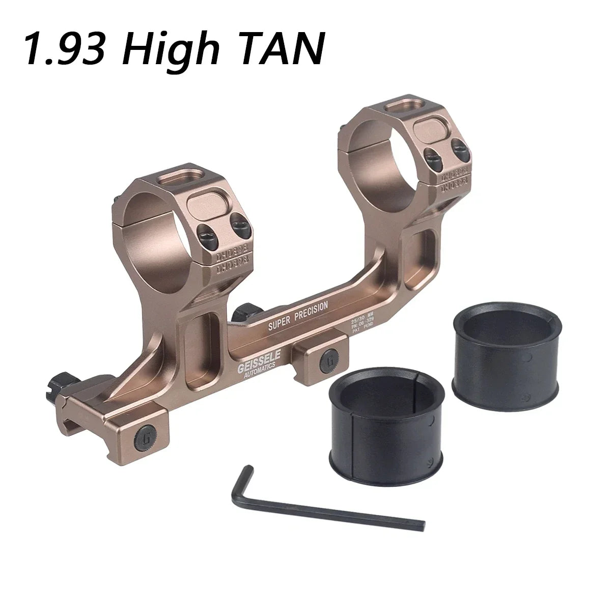 GEISSELE Cantilever Rifle Sight Scope High Low Mount Profile 20mm Picatinny Rail Base Super Precision 25.4mm 30mm Rings AR15 M4