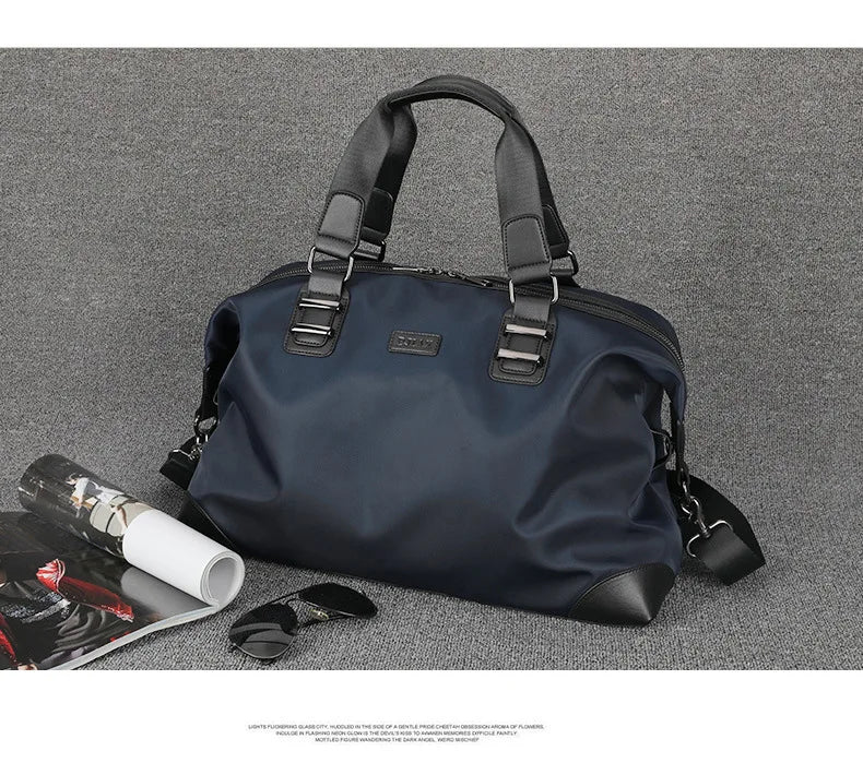 Gym Bag Men Hand-Held Luggage Bag Short Distance Large Capacity Travel Luggage Bag Business Trip Lightweight Travel Bag Leisure