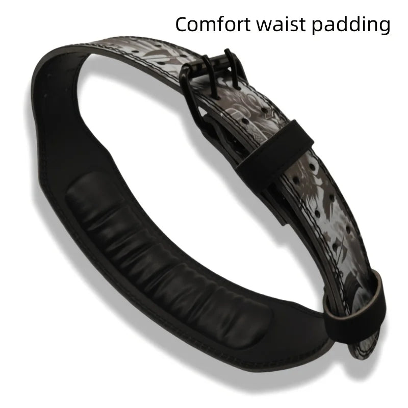 Gym Weight Lifting Belt, Mythology Style Powerlifting Belt, PU Fitness Belt for Men & Women Gym Strength Training Waist Support