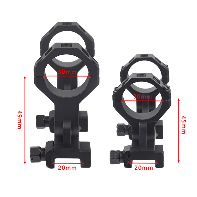 Tactical Lambul GEISSELE Rifle Scope 25.4mm 30mm Ring ROF 45 90 RAISER Mount High Low Profile Base Super Precision For AR15