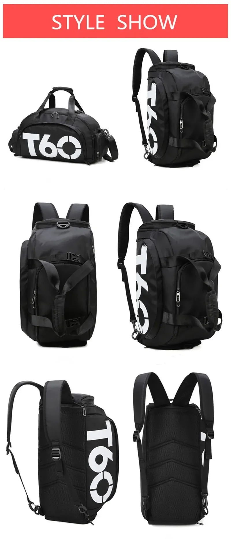 Gym Bags Waterproof Fitness Bag Men Women Sports Bag Outdoor Fitness Portable Bags Ultralight Yoga Sports Large Travel Backpack