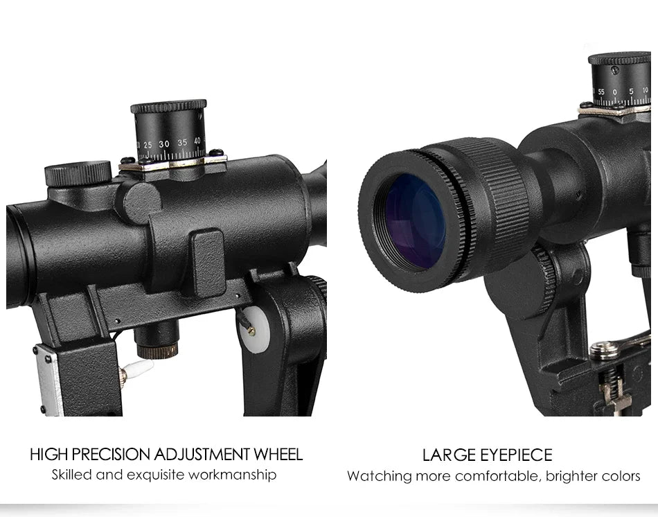Tactical Svd Dragunov 4x26 Red Illuminated Scope For Hunting Rifle Scope Shooting Ak Scope Red Dot Hunting Optics Hunting Laser