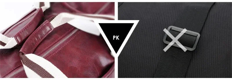 Gym Bag Men and Women Shoulder Bag Messenger Portable Training Basketball Bag Cylinder Travel Bags Sports Leather Handbag Tennis