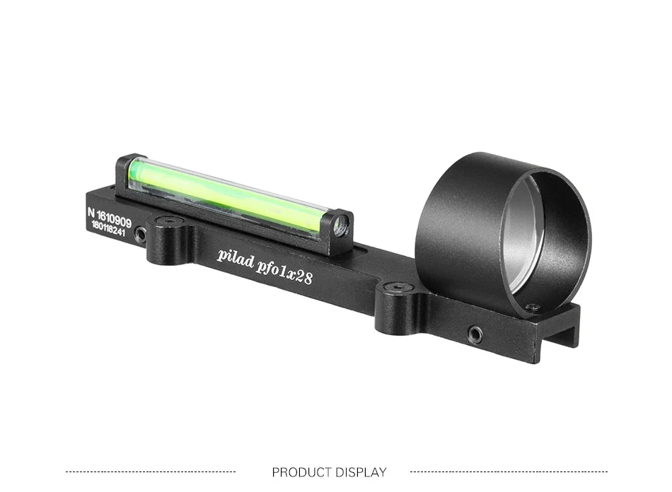Tactical Fiber 1x28 Rib Rail Fiber Reflex Circle Green Red Dot Sight Outdoor Hunting Rifle Scope Shooting Fit Shotgun Rib Rail
