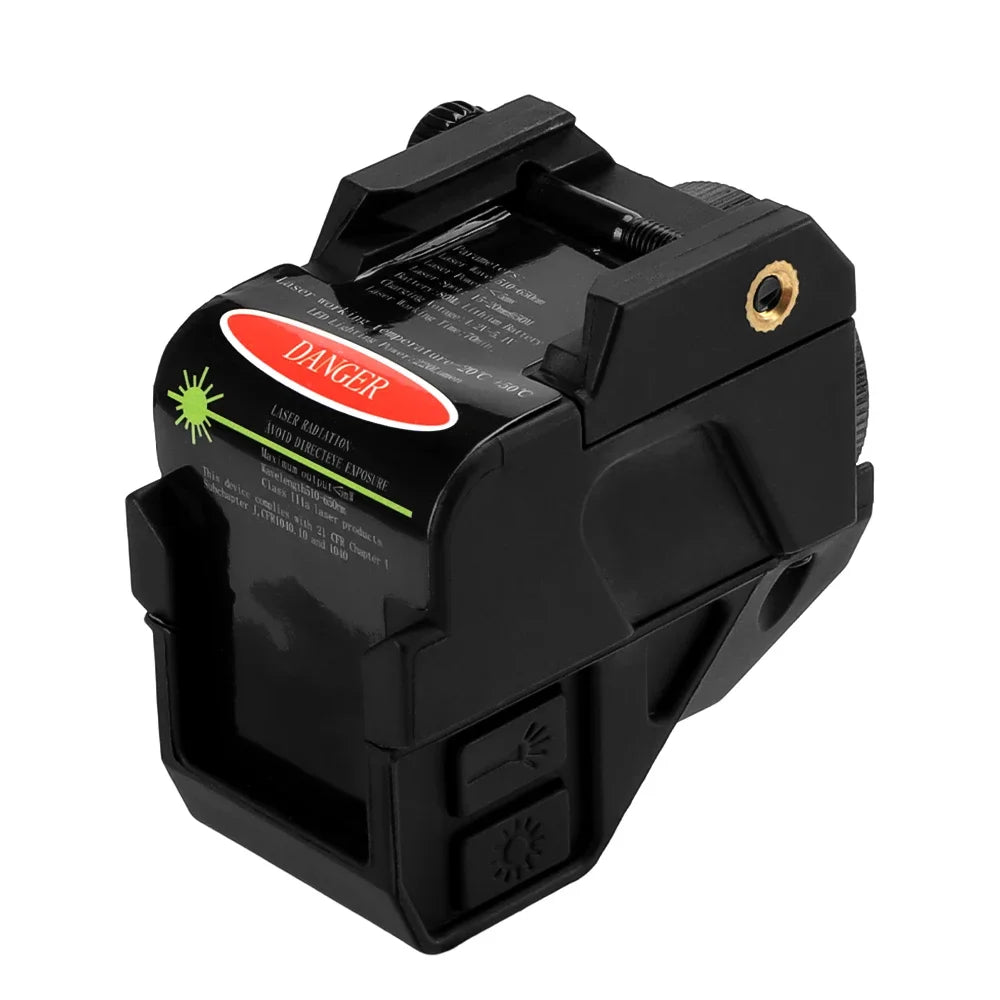 Richfire Police Flashlight 600LM and Laser Combo Sight Pistol Magnetic Charging Torch with Built in Lithium Battery