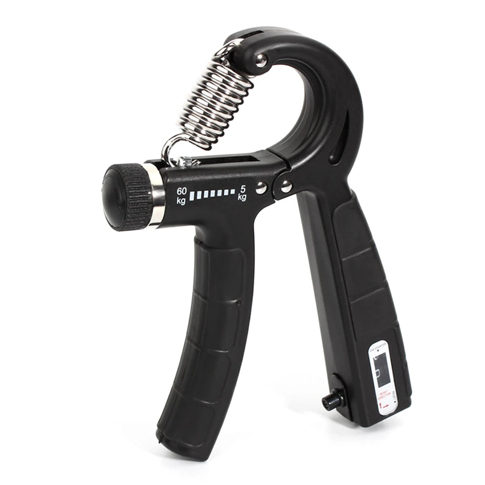 WorthWhile 5-60Kg Countable Hand Grip Gym Fitness Men Adjustable Finger Heavy Exerciser Strength Muscle Recovery Gripper Trainer