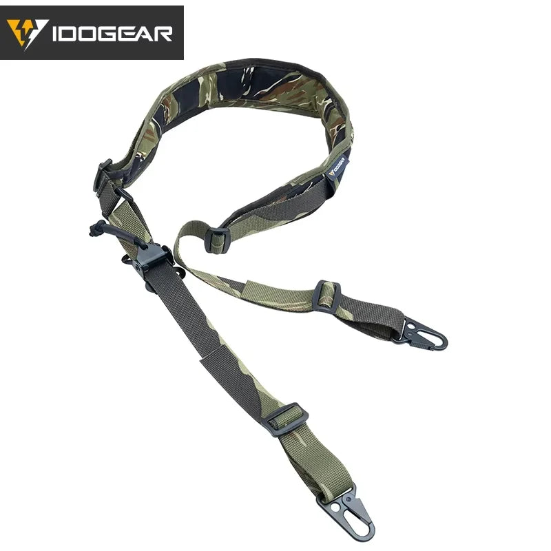 IDOGEAR Tactical R-ifle Sling Slingster 2 Point Hunting Quick Pull Ranger Green 3428