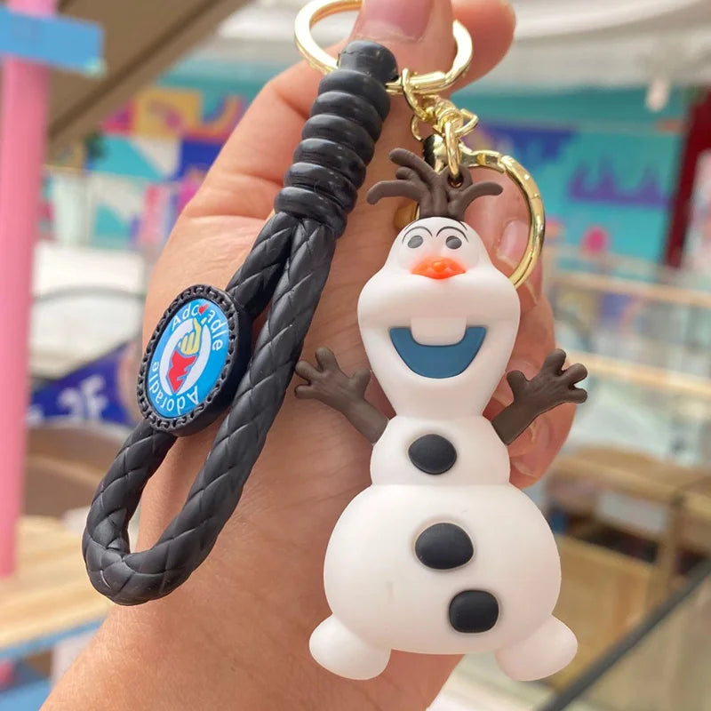 New Cartoon Anime Disney Keychain Mickey Mouse Minnie Lilo & Stitch Keyring Key Chain Car Pendant Kids Toys Gift Wholesale