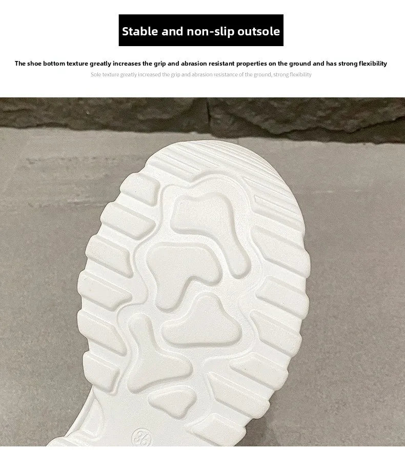 Women's Platform Boots New Round Head Belt Buckle Locomotive Boots European and American Thick-soled Boots for Women Botas Mujer