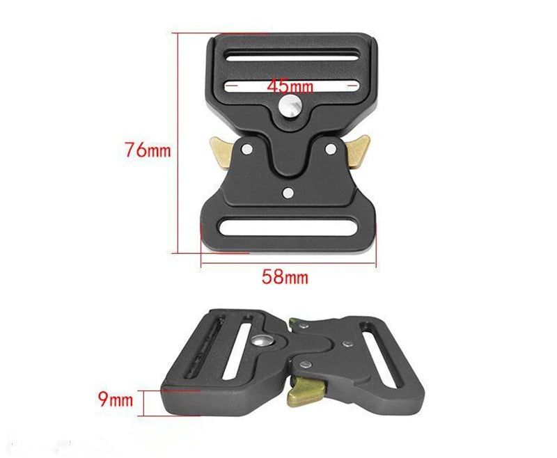 Tactical Waist Belt - Durable Automatic Buckle, Perfect for Outdoor Adventures, Unisex Accessories for Men and Women