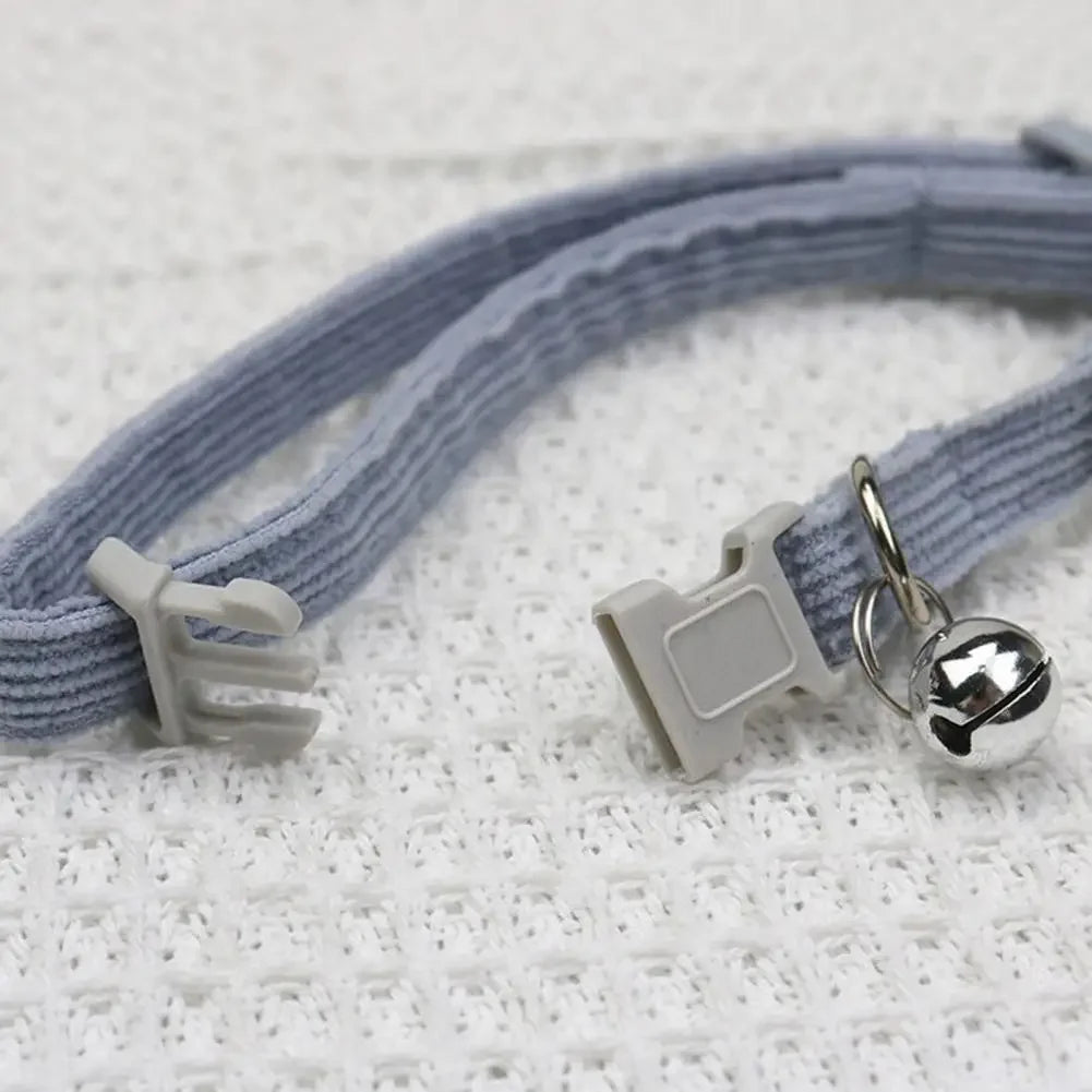 для собак Lovely Pet Collar Adjustable Cartoon Style Soft Pet Necklace with Bell Adjustable Small Dog Cat Collar Pet Supplies
