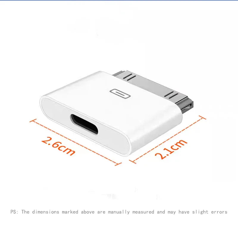 Type-C Mobile Adapter Type-C Female To 4th Generation 30P-IN Male Charging Data Transfer Mobile Adapter