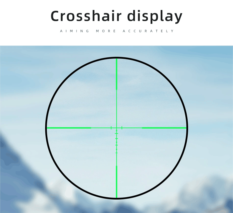 FIRE WOLF 1-4x20 Rifle Scope Green Red Illuminated Riflescope Range Finder Reticle Rifle Scope Air Rifle Optical Sight Hunting