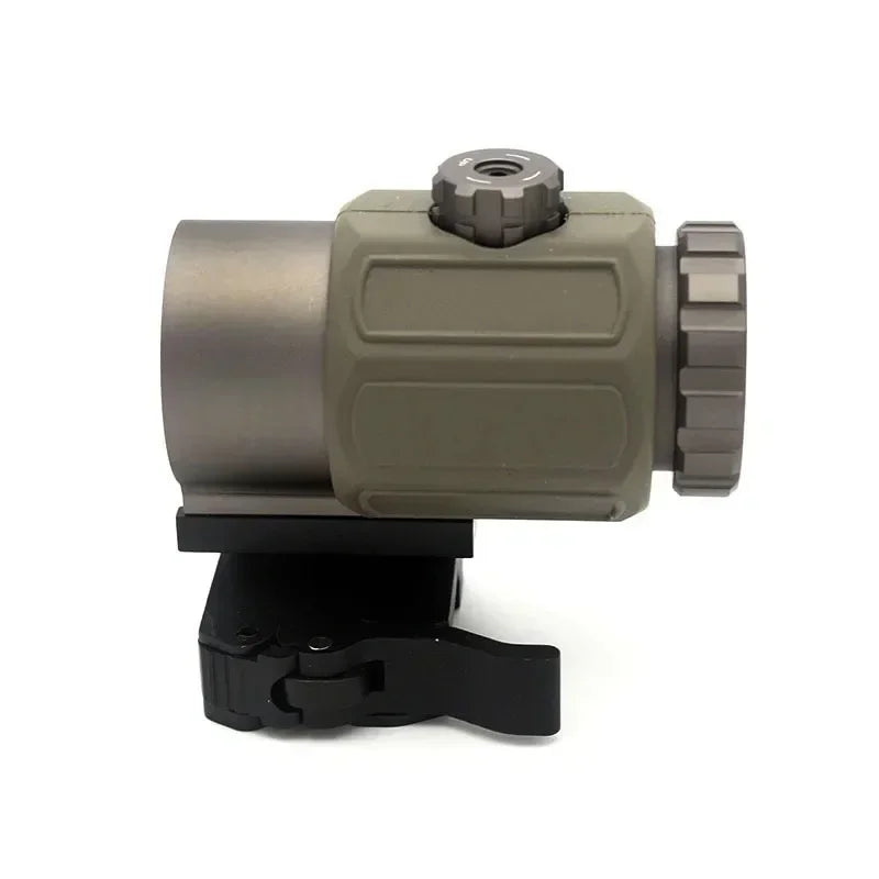 Tactical 558 G43 G33 G45 Holographic Collimator Sight Red Green Dot Sight 3X Magnifier Quick Detachable for Hunting Riflescope