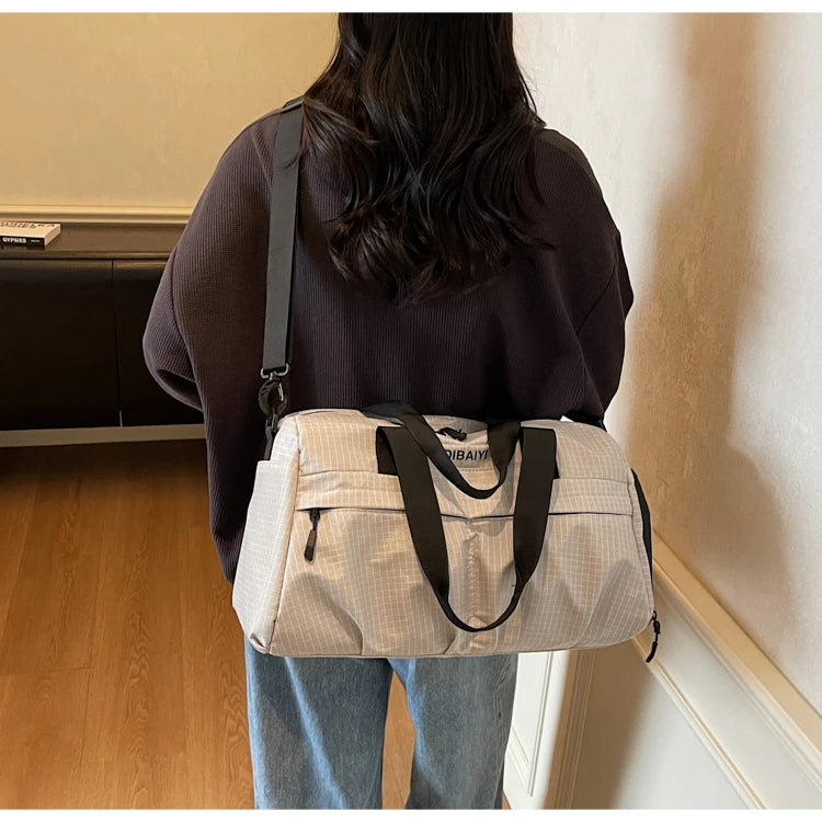 Outdoor bag picnic bag.Sports Gym Bag for Women Girls Travel Duffle Bag Lightweight Carry on Weekender Bag Overnight Bag Gifts
