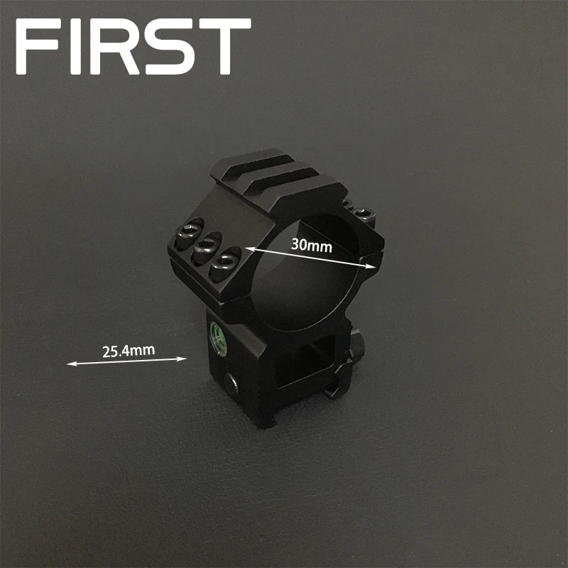Rifle Optic Scope Mount 25.4mm/30mm Rings Mount with Bubble Level fit 20mm Picatinny Rail for Tactical Hunting rifle Aimng Base