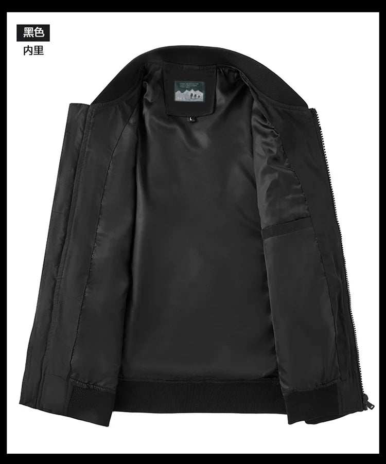 Tactical Jacket Men Autumn and Winter Casual Versatile Trend Outdoor Safari Style Cargo Coat Windproof Campus Clothing