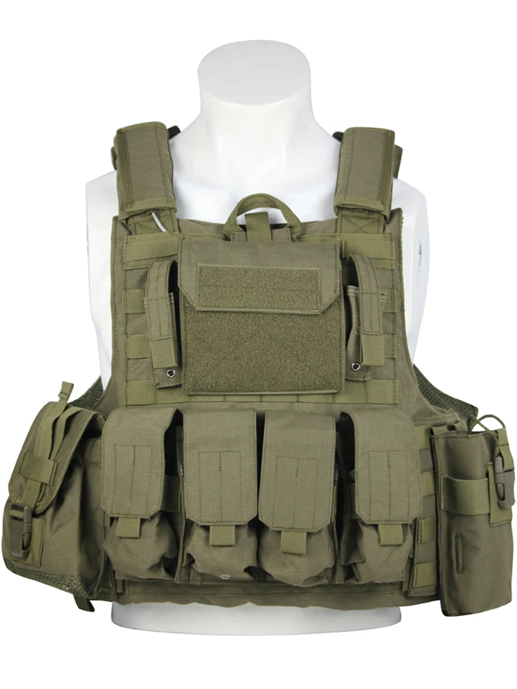 Tactical Vest Outdoor Body Armor Combat Hunting Plate Carrier Molle Vest Airsoft Training Protective Vests