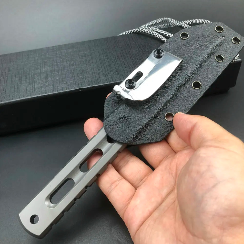 Trskt AUS-10 Steel Tactical Knife - Multi-Purpose Survival Hunting Pocket Knife for Camping Durable EDC Tool Dropshipping