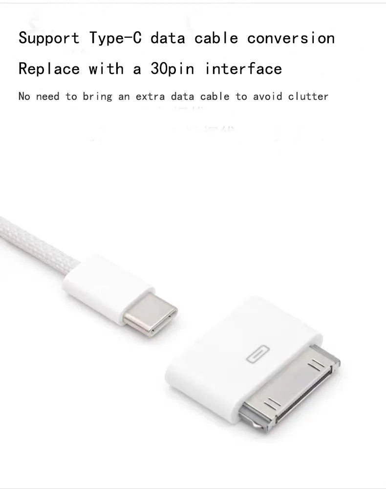 Type-C Mobile Adapter Type-C Female To 4th Generation 30P-IN Male Charging Data Transfer Mobile Adapter