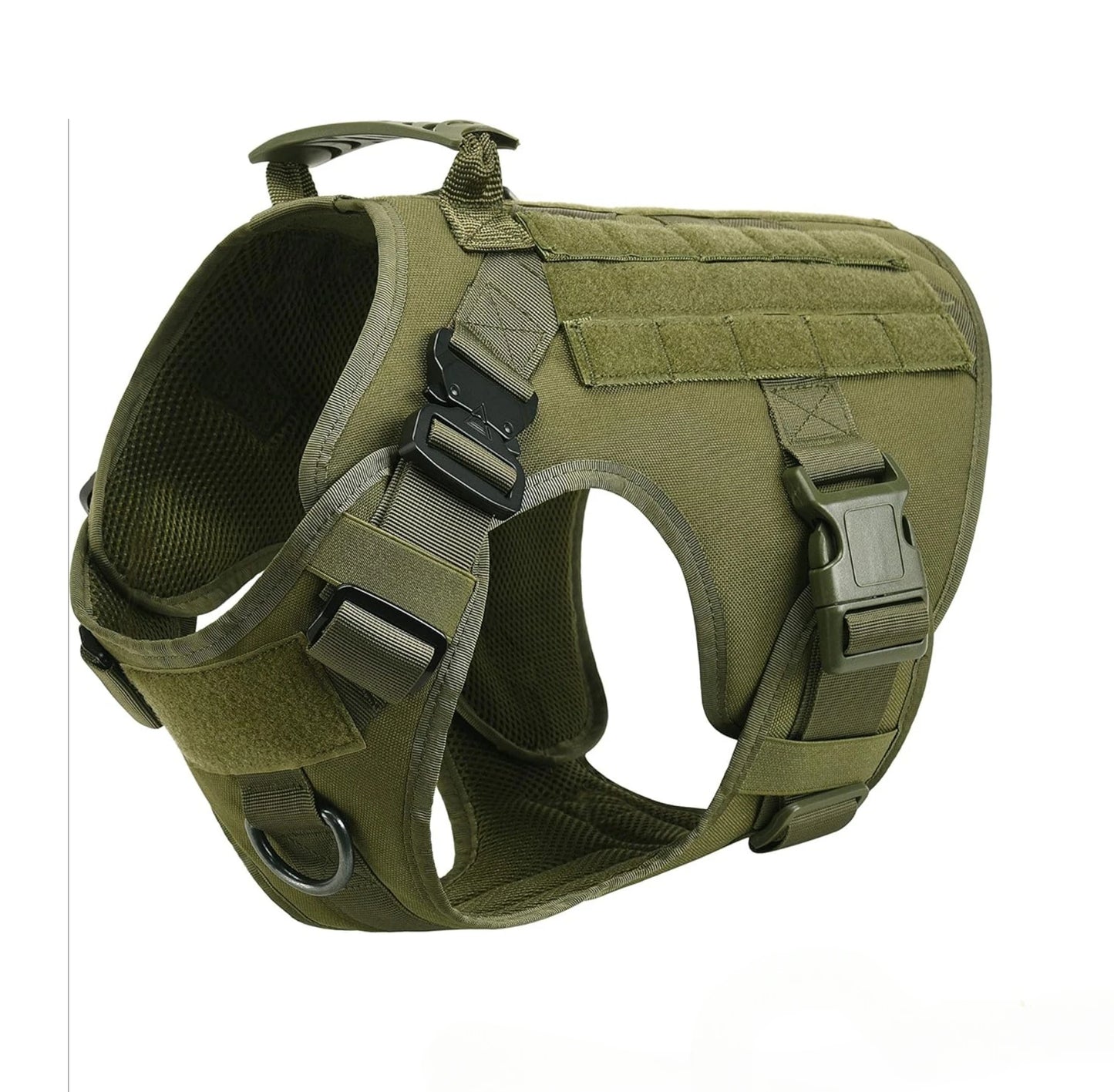 Tactical Dog Harness for Large, Heavy Duty Pet with Handle, Service Vest, Adjustable Military Dog Vest for Training Walking