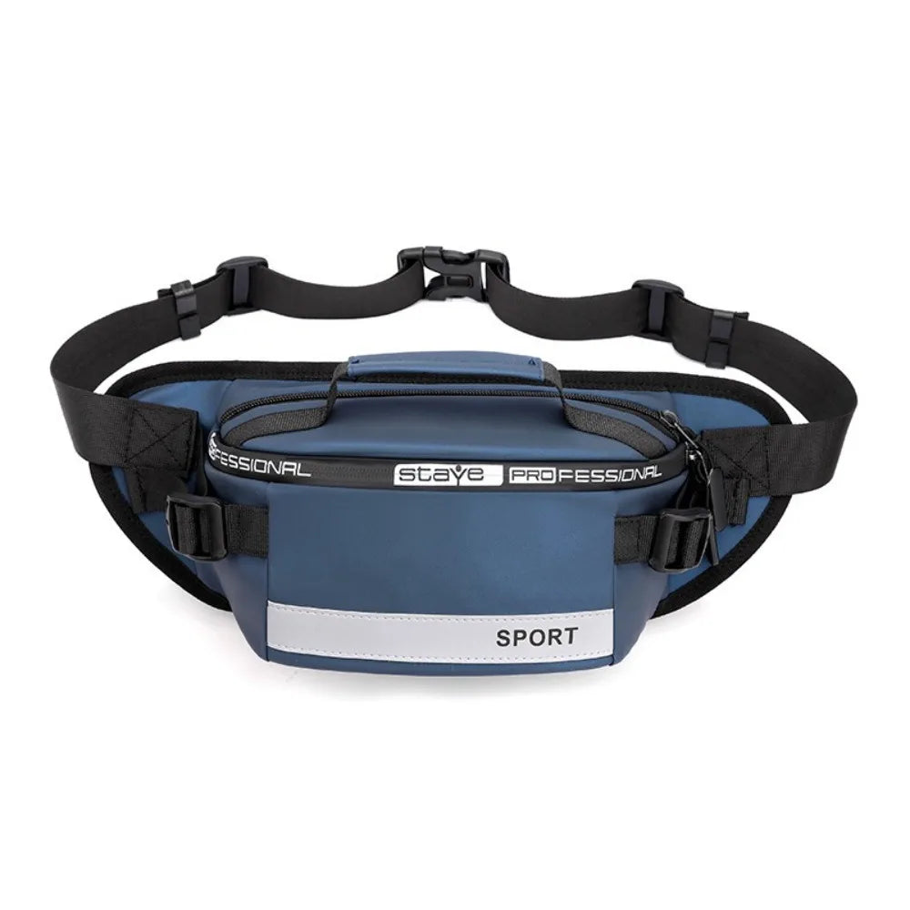 Gym Bag Nylon Men Chest Bag Multi-function Large Capacity Fanny Pack Belt Bag Wear-resistant Sports Phone Bag Women