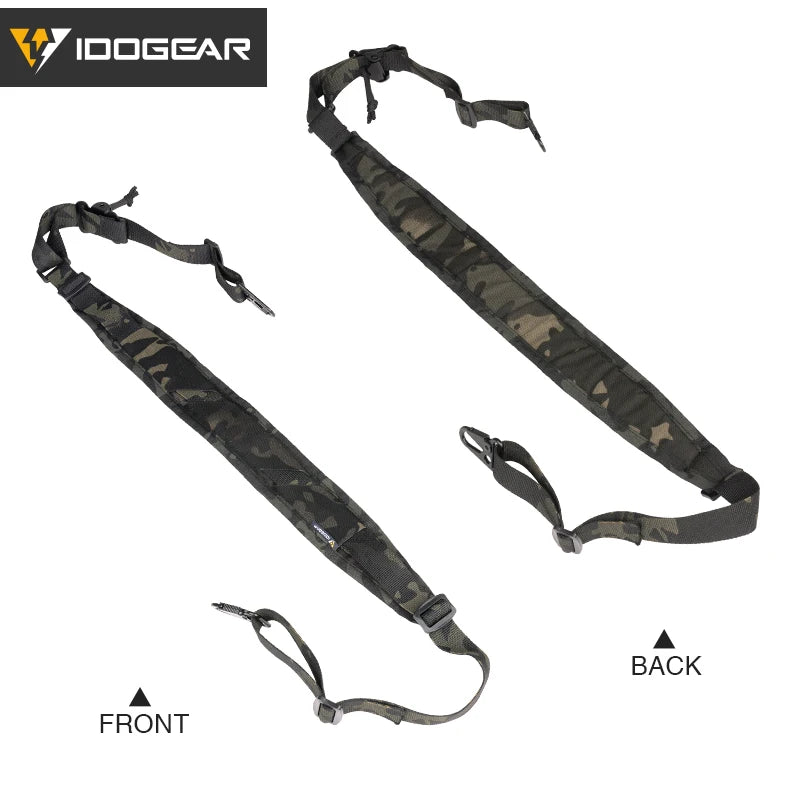 IDOGEAR Tactical R-ifle Sling Slingster 2 Point Hunting Quick Pull Ranger Green 3428