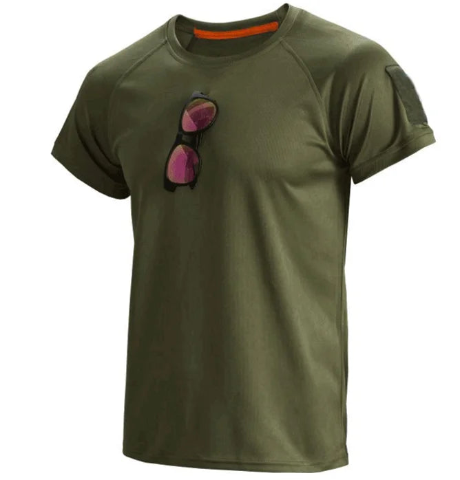 Tactical Cargo Quick Dry Combat T-Shirt Men's Military Army Pullover Outdoor Hunting Camping Climbing Trekking Hiking Shirts