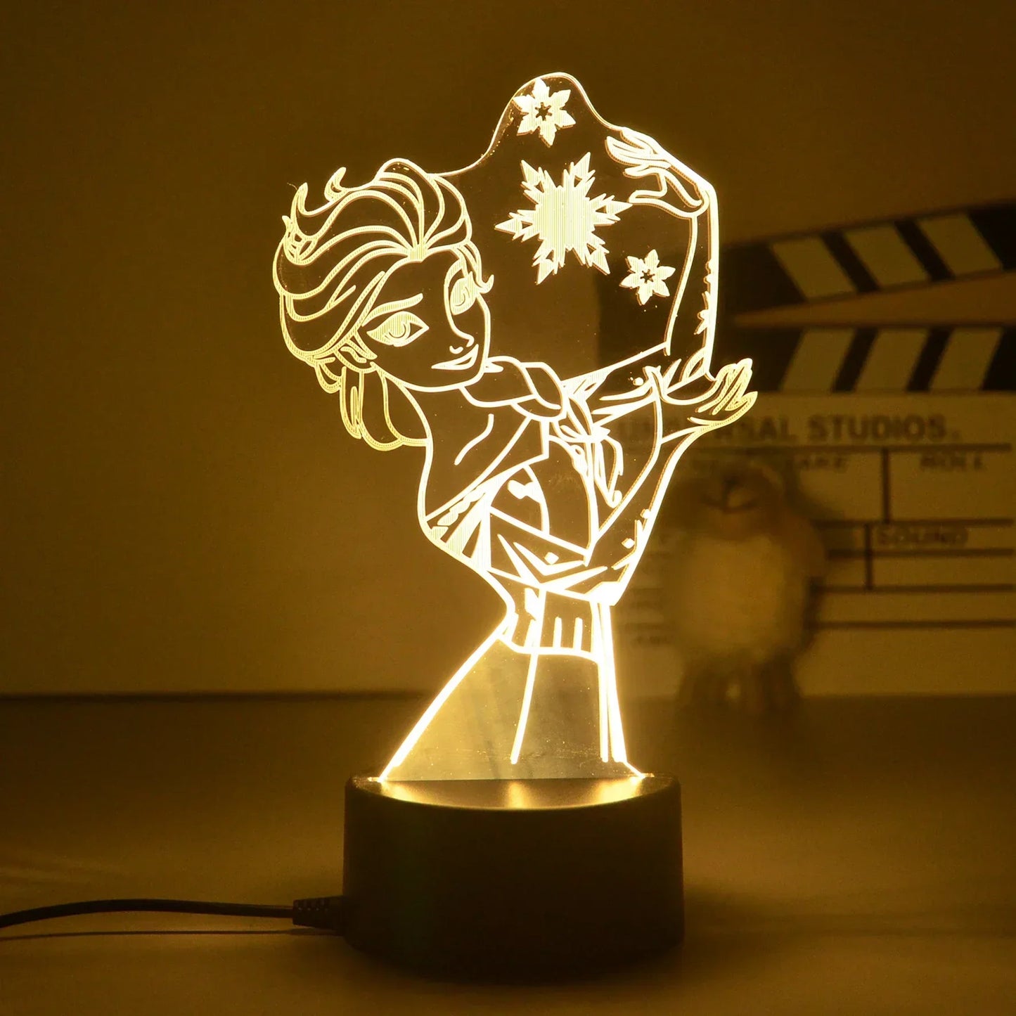 Star Wars Character 3D Model LED Night Light Anime Desk Lamp Cool Action Doll Toys Children's Boys and Girls Birthday Gifts