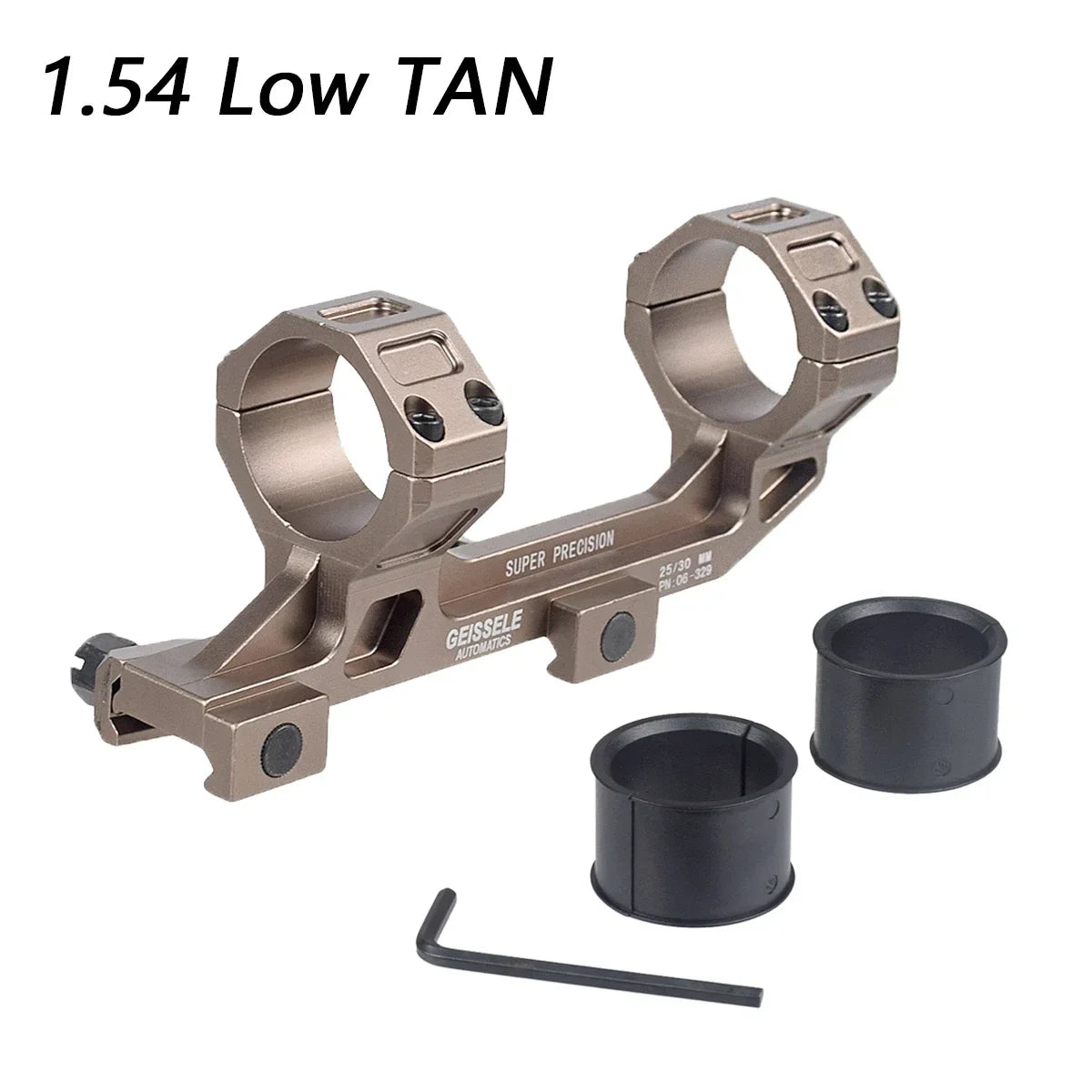 GEISSELE Cantilever Rifle Sight Scope High Low Mount Profile 20mm Picatinny Rail Base Super Precision 25.4mm 30mm Rings AR15 M4