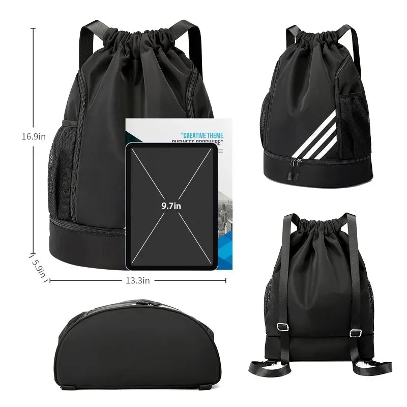Sport Basketball Bag Travel Outdoor Swimming Fitness Gym Bags for Men Women Football Pouch Hiking Climbing Backpack mochilas sac