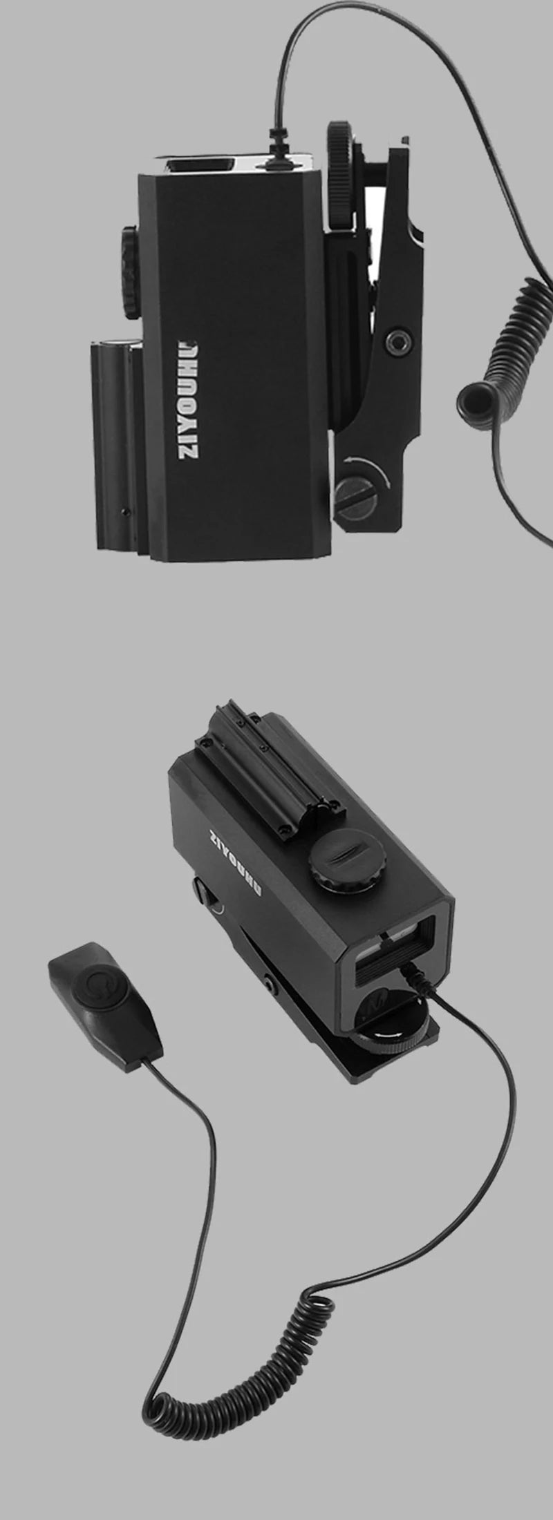 Mini Laser Rangefinder Rifle Scope with Red Dot, Multifunction Tactical Hunting Laser Range Finder, Mount on Gun, 1200m