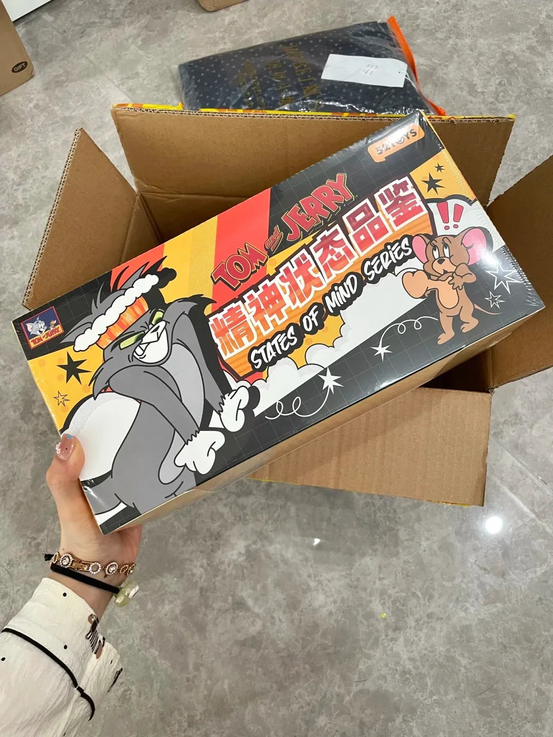 Genuine 52toys Tom And Jerry Mental State Appreciation Series Blind Box Trendy Toys Blind Boxes Birthday Surprise Blind Box Gift