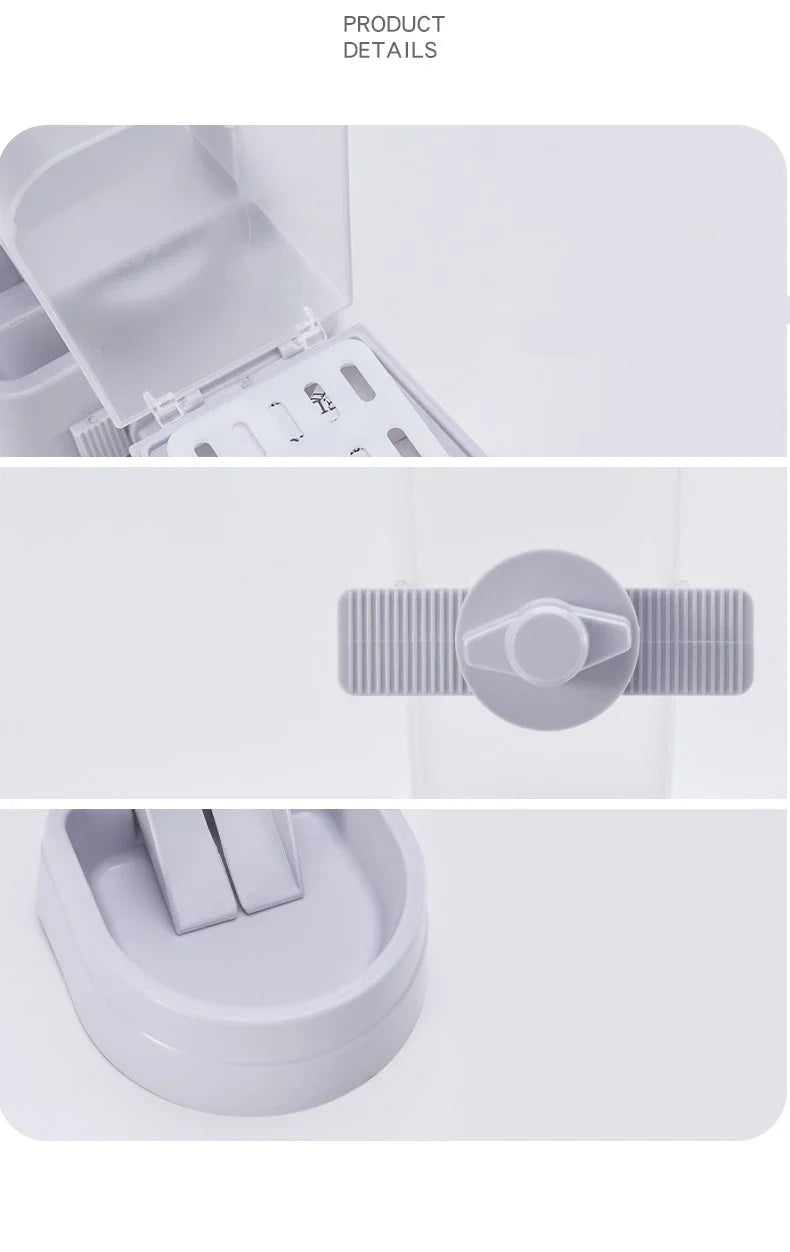 Pet Feeding Product For Puppy Cats Rabbit Birds - Automatic Cage Hanging Bowl, Water Bottle, Food Container Dispenser