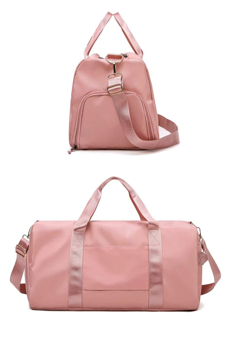 Gym Bag Men Women Training Fitness Swim Travel Luggage Handbag Yoga Shoulder Pack Shoes Storage Waterproof Dry Wet Separation