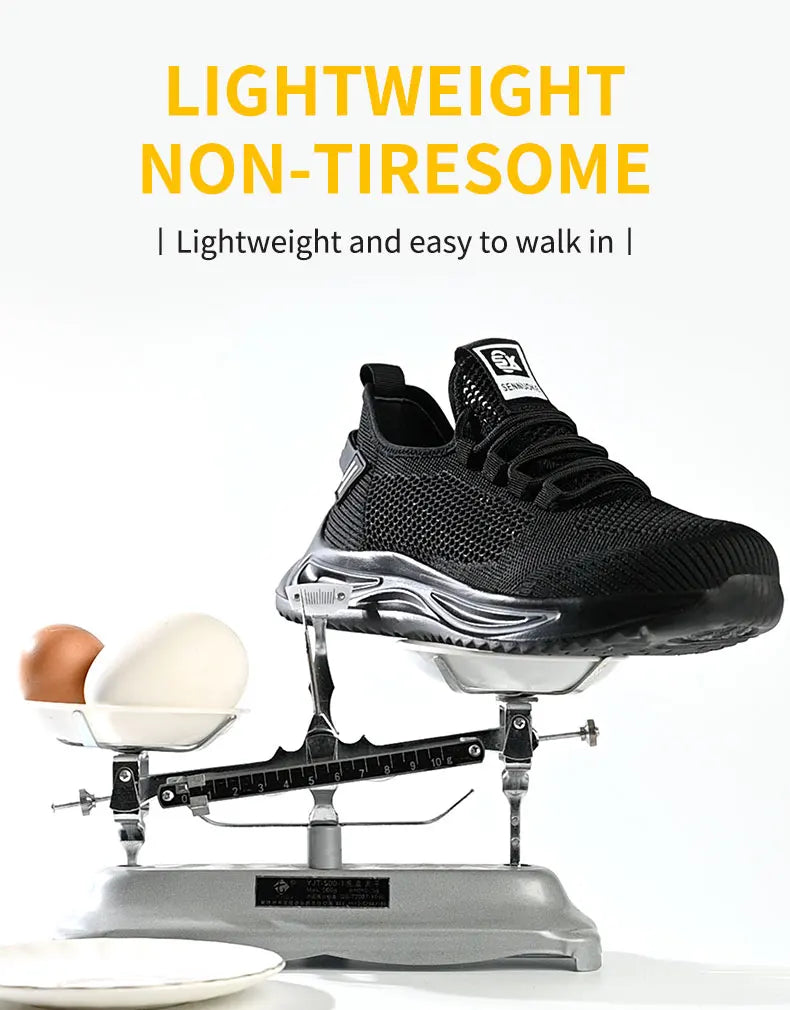 Safety Shoes Man for Work in Low Price with Steel Toe Work Wear Industrial Protection OriginalSecurity-Protection