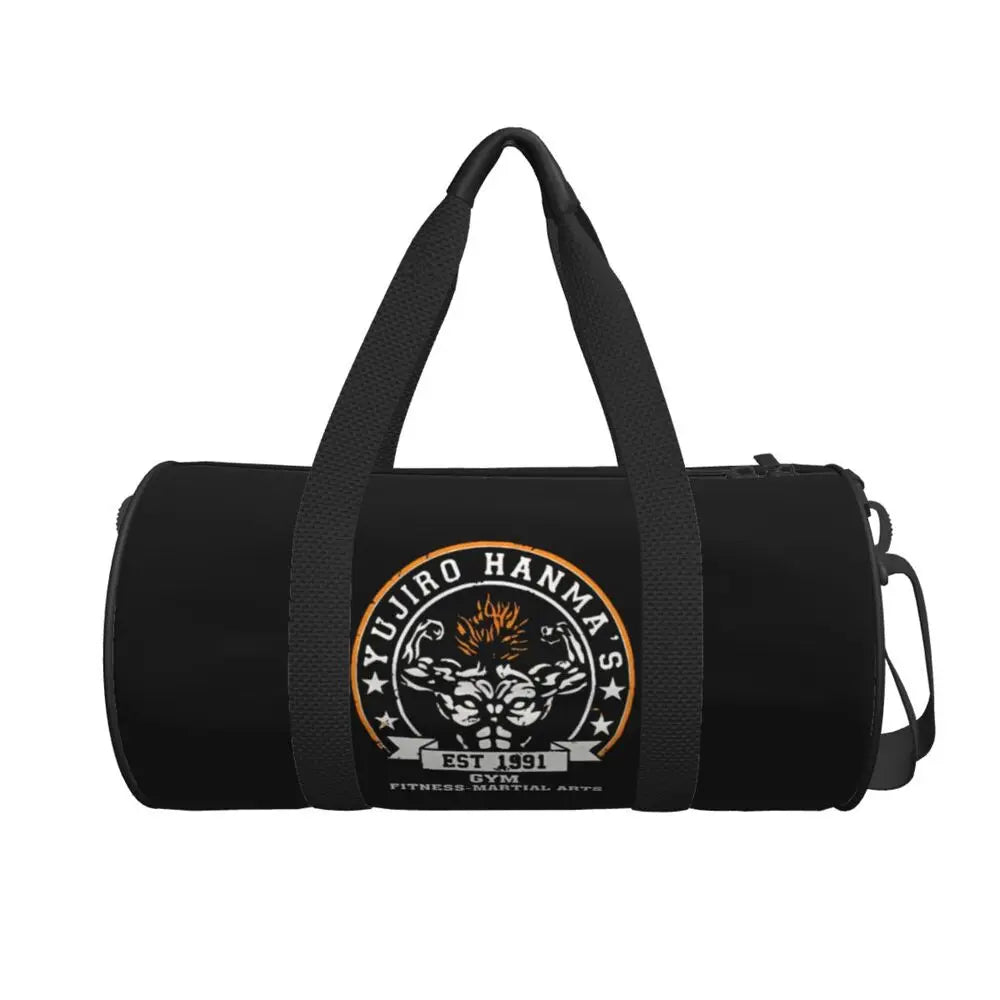 Gym Bag Baki Gym Sports Bag with Shoes Men's Outdoor Design Handbag Graphic Travel Fitness Bag